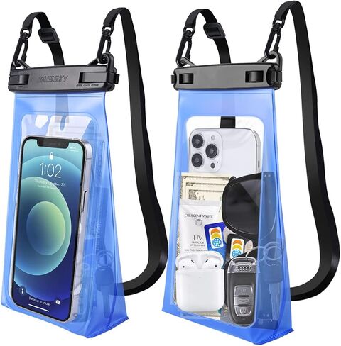 Large Capacity Waterproof Phone Pouch Floating, Waterproof Bag Case for iPhone 15 14 Pro Max 13 12 11 X XR 8 Plus Samsung Up to 6.9'', IPX8 Water Proof Phone Dry Bag for Boating Swimming Kayaking in Kuwait