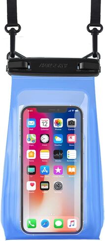 Large Capacity Waterproof Phone Pouch Floating, Waterproof Bag Case for iPhone 15 14 Pro Max 13 12 11 X XR 8 Plus Samsung Up to 6.9'', IPX8 Water Proof Phone Dry Bag for Boating Swimming Kayaking in Kuwait