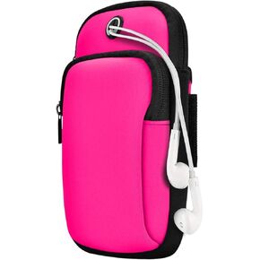 Phone Holder for Running Armband, Cell Phone Purse Small Crossbody Bags for Women Kids, Sports Arm Bag for Men iPhone,Galaxy,Smartphones Carrier Pouch Fit Workout,Exercise,Gym,Hiking,Walking