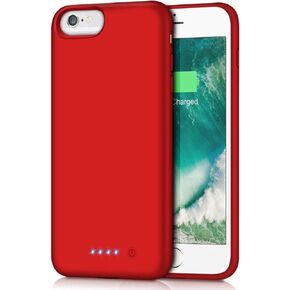 Battery Case for iPhone 6s Plus/6 Plus/7 Plus/8 Plus,8500mAh Portable Charging Case External Battery Pack for iPhone 6s Plus/6 Plus/7 Plus/8 Plus Rechargeable Charger Case (5.5 inch) Black