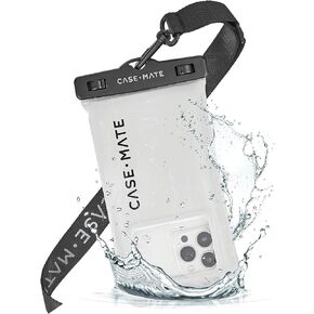 Case-Mate - IP68 Waterproof Phone Pouch/Case [Touchscreen Compatible] - Floating Waterproof Case w/Crossbody Lanyard for iPhone 14 Pro Max/ 13 Pro Max/ 12 Pro Max/ 11/ S23 Ultra - Soap Bubble in Kuwait