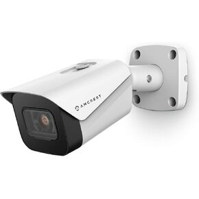 كاميرا Amcrest UltraHD 4K (8MP) خارجية للأمان IP POE، رؤية ليلية 98 قدمًا، عدسة 2.8 مم، مقاومة للطقس IP67، تسجيل MicroSD بسعة 256 جيجابايت، أسود (IP8M-2496EB-V2) in Kuwait