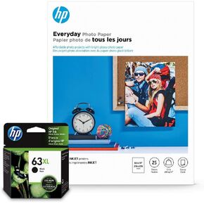 HP 63XL Black High-yield Ink Cartridge | Works with HP DeskJet 1112, 2130, 3630 Series; HP ENVY 4510, 4520 Series; HP OfficeJet 3830, 4650, 5200 Series | Eligible for Instant Ink | F6U64AN