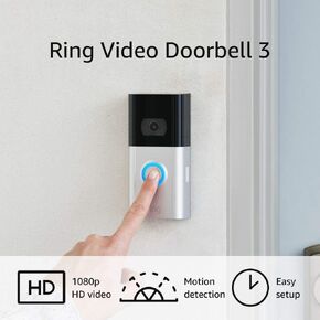 Ring Video Doorbell 3 مع Ring Chime (الجيل الثاني) in Kuwait