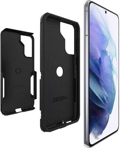 OtterBox Commuter Series Case for Samsung Galaxy S21+ 5G (Only) - Non-Retail Packaging - Black in Saudi Arabia
