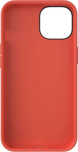 حافظة Speck iPhone 14 وiPhone 13 - حافظة هاتف نحيفة مع حماية من السقوط، مقاومة للخدش مع لمسة ناعمة لأجهزة iPhone 6.1 بوصة - حافظة مزدوجة الطبقات، وردي رقمي/أحمر طاقة CandyShell Pro in Kuwait
