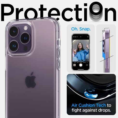 Spigen Ultra Hybrid Designed for iPhone 14 Pro Case (2022) [Anti-Yellowing], [Military-Grade Protection] - Abyss Green in Kuwait