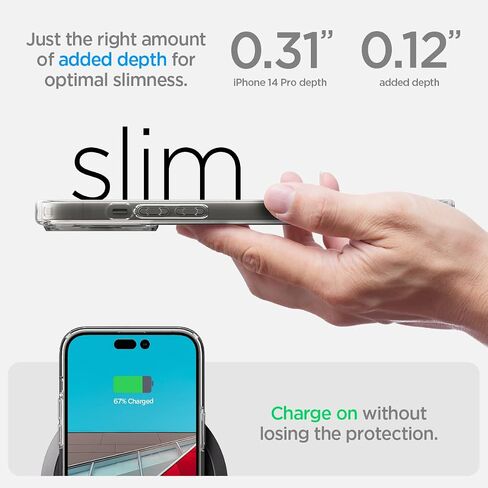 Spigen Ultra Hybrid Designed for iPhone 14 Pro Case (2022) [Anti-Yellowing], [Military-Grade Protection] - Abyss Green in Kuwait