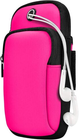 Phone Holder for Running Armband, Cell Phone Purse Small Crossbody Bags for Women Kids, Sports Arm Bag for Men iPhone,Galaxy,Smartphones Carrier Pouch Fit Workout,Exercise,Gym,Hiking,Walking in Kuwait