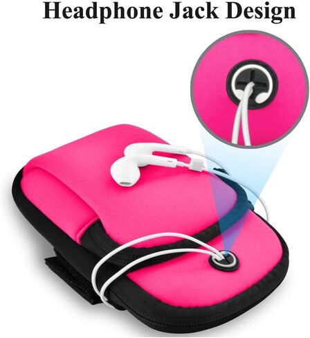 Phone Holder for Running Armband, Cell Phone Purse Small Crossbody Bags for Women Kids, Sports Arm Bag for Men iPhone,Galaxy,Smartphones Carrier Pouch Fit Workout,Exercise,Gym,Hiking,Walking in Kuwait