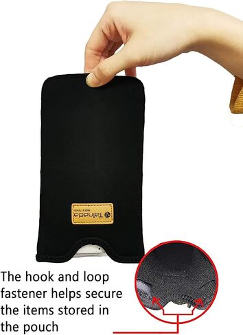 Tainada Neoprene Phone Holder Sleeve w/Belt Loop Holster (Starry Night) | For Men/Women; Water-resistant neoprene material, lightweight, w/ adjustable lanyard; Compatible with most of smartphones in Kuwait