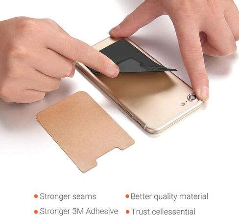 OBVIS جيب الهاتف الخليوي حامل بطاقة ذاتية اللصق عصا على كم المحفظة مع بطاقة RFID لاصقة معرف بطاقة الائتمان بطاقة الصراف الآلي حامل بطاقة آيفون أندرويد 2 حزمة أسود in Kuwait