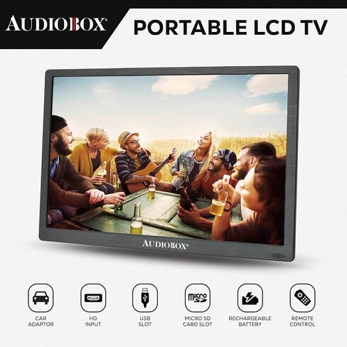 تلفزيون محمول Audiobox بمدخلات مختلفة. (13 بوصة) in Saudi Arabia