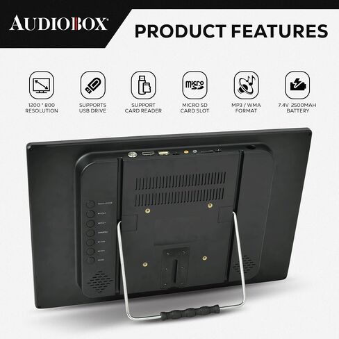 تلفزيون محمول Audiobox بمدخلات مختلفة. (13 بوصة) in Saudi Arabia