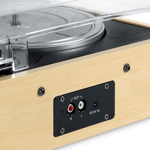 Victrola Eastwood 3-Speed Bluetooth Turntable, Black & Victrola Wooden Stand for Wooden Music Centers with Record Holder Shelf, Black & Victrola Wooden Record Crate, Black in Kuwait