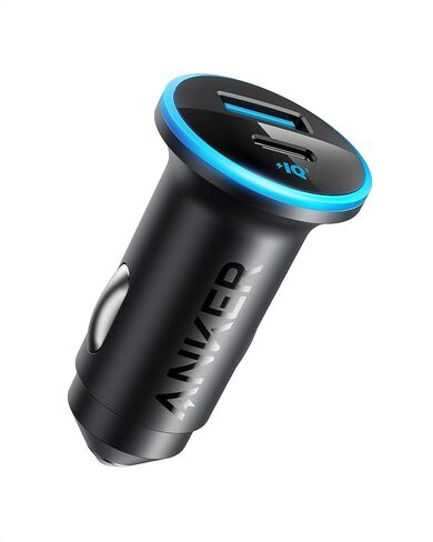 USB C Car Charger Adapter, Anker 52.5W Cigarette Lighter USB Charger, 323 Anker Car Charger with 30W PowerIQ 3.0 Fast Charging for iPhone 14/13 Samsung Galaxy S23/22 Pixel in Saudi Arabia