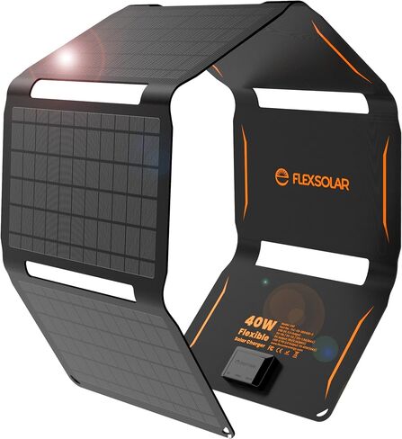 20W Small USB Solar Panel Charger 15W USB-A PD2.0 USB-C Foldable Portable Lightweight ETFE Power Emergency Panel IP67 Waterproof Hiking Camping Backpacking for Phones Battery Packs Tablets Power Bank in Saudi Arabia