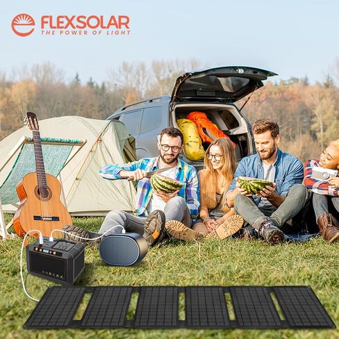 20W Small USB Solar Panel Charger 15W USB-A PD2.0 USB-C Foldable Portable Lightweight ETFE Power Emergency Panel IP67 Waterproof Hiking Camping Backpacking for Phones Battery Packs Tablets Power Bank in Saudi Arabia