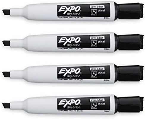 EXPO Low Odor Dry Erase Markers, Ultra-Fine Tip, Assorted Colors, 8 Pack in Kuwait