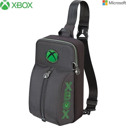حافظة نظام Game Traveler Xbox System S - مرخصة ومختبرة من قبل Xbox، حافظة صلبة من النايلون الباليستي، تحمل وحدة تحكم نظام S الخاصة بك بشكل آمن، جيب أمامي يحمل، وحدة تحكم، كابل HDMI، سلك طاقة وبطاقات توسيع تخزين Seagate in Kuwait
