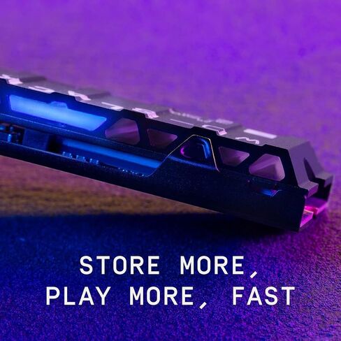 WD_BLACK 1TB SN850P NVMe M.2 SSD Officially Licensed Storage Expansion for PS5 Consoles, up to 7,300MB/s, with heatsink - WDBBYV0010BNC-WRSN in Kuwait