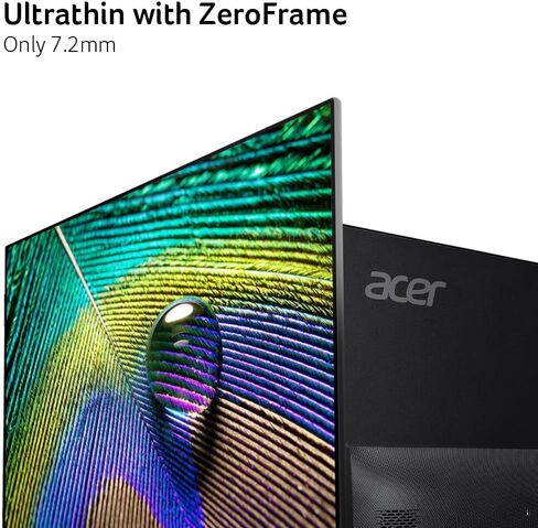 شاشة مكتب الألعاب Acer SB272 EBI مقاس 27 بوصة عالية الدقة (1920 × 1080) IPS بدون إطار | تقنية AMD FreeSync | تصميم أنيق رفيع للغاية | 100 هرتز | 1 مللي ثانية (VRB) | ضوء أزرق منخفض | إمالة | منافذ HDMI وVGA in Saudi Arabia
