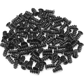 HELIFOUNER 100 Pieces 6#-32x6 Toothed Hex Phillips Head 6/32 Screw 6-32 Computer Case Mounting Screws Hard Drive Motherboard Mounting Screws, Silver in Saudi Arabia