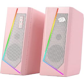 Redragon GS520 Wired 2.0 Channel Stereo Sound Desktop RGB Computer Speakers in Saudi Arabia