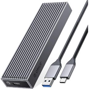 ORICO M.2 NVMe SSD Enclosure Aluminum Tool-Free Adapter, 10Gbps USB3.2 USB-C M2 Reader for M.2 PCIe NVMe M-Key 2230/2242/2260/2280 SSD, Thunderbolt 3 Compatible, External Case Support UASP Trim-BM2G2 in Saudi Arabia