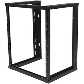 NavePoint 6U Wall Mount Rack - Server Rack for 19 Inch IT Equipment Open Frame Rack – Network Rack for AV & Server Equipment 16" Deep Rack, Black in Saudi Arabia