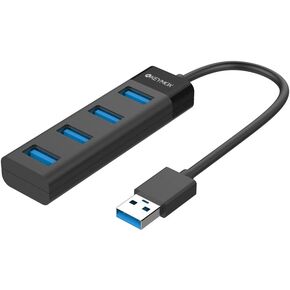 محور USB 3.0 ذو 4 منافذ، محور USB صغير الحجم لبيانات KEYMOX لأجهزة MacBook وMac Pro وMac Mini وiMac وSurface Pro وXPS وPC ومحرك أقراص فلاش ومحرك الأقراص الصلبة المحمول (الشحن غير مدعوم) in Kuwait
