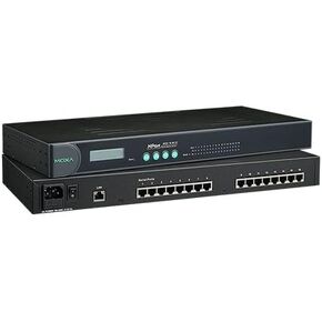 MOXA NPort 5650-16 - خادم الأجهزة التسلسلية ذو 16 منفذًا، 10/100 إيثرنت، RS-232/422/485، RJ-45 8pin، 15KV ESD in Saudi Arabia