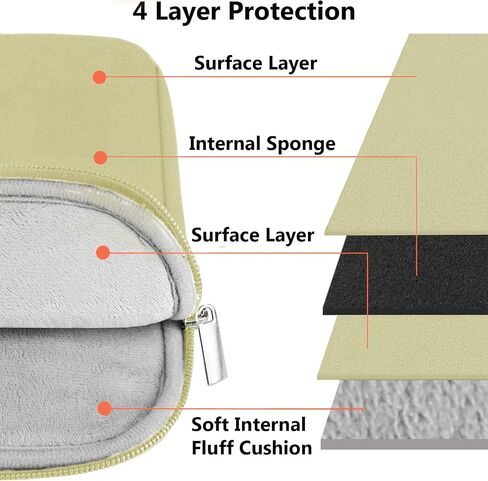 Laptop Case Sleeve 15.6 inch, Shockproof Protective Notebook Case Briefcase in Saudi Arabia