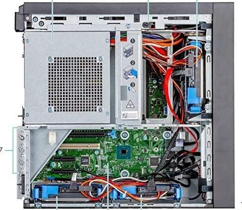 ديل خادم باور ايدج T40، BTX انتل زيون (E-2224G 3.5GHz، 8GB 2666MT/s DDR4، 1TB 7.2K RPM SATA) in Saudi Arabia