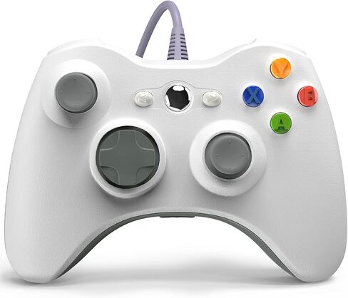 YAEYE Wired Controller for Xbox 360, Game Controller for 360 with Dual-Vibration Turbo Compatible with Xbox 360/360 Slim and PC Windows 7,8,10,11 in Saudi Arabia