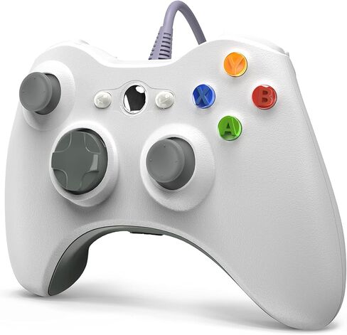 YAEYE Wired Controller for Xbox 360, Game Controller for 360 with Dual-Vibration Turbo Compatible with Xbox 360/360 Slim and PC Windows 7,8,10,11 in Saudi Arabia
