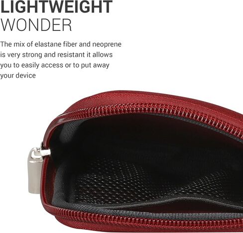 kwmobile Carrying Case Compatible with Nintendo 3DS XL - Neoprene Console Pouch with Zipper - Black in Kuwait