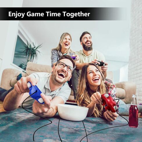 FIOTOK Gamecube Controller, Classic Wired Controller for Wii & Gamecube | Black-2Pack in Kuwait