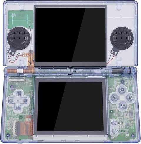 eXtremeRate Monster Index Console Style Replacement Full Housing Shell for Nintendo DS Lite, Custom Handheld Console Case Cover with Buttons, Screen Lens for Nintendo DS Lite NDSL - Console Without in Saudi Arabia