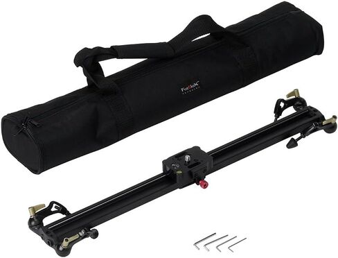 Fotodiox Pro SlideCam 800-32" Video Slider Stabilizer Rail with Ball-Bearing Slide, Legs & Case قابلة للتعديل in Saudi Arabia