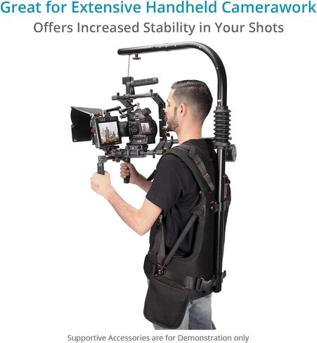 FLYCAM Flowline 500N دعم الجسم الاحترافي لتثبيت الكاميرا (10-12 كجم/22-26.4 رطل)(FLCMFLN500N) | سترة مثبتة لكاميرات الفيديو وكاميرات الفيديو in Saudi Arabia