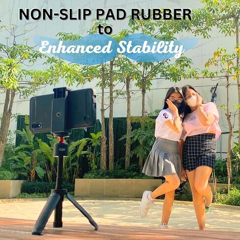 Action Pro Extendable Selfie Stick Tripod with Phone Holder, Portable Tripod Compatible for iPhone/Android/GoPro Cameras, Lightweight vlog Selfie Stick for Group Photos, Video Recording and vlogging in Kuwait