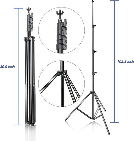 EMART Green Screen Backdrop Kit 8.5x10FT with 3Pcs 6x9ft Backdrop for Party in Kuwait