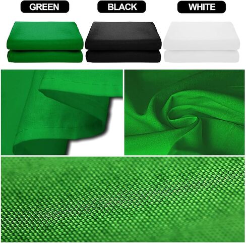 EMART Green Screen Backdrop Kit 8.5x10FT with 3Pcs 6x9ft Backdrop for Party in Kuwait