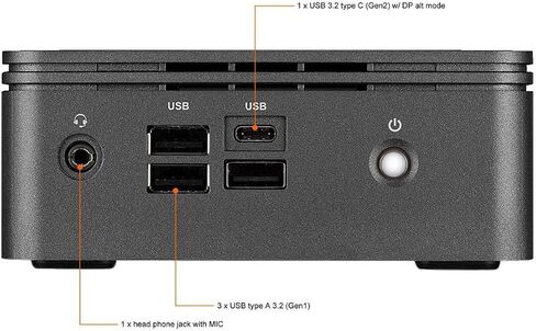 GIGABYTE BRIX GB-BRR7H-4800-BWUS Ultra Compact PC Kit Barbone in Kuwait