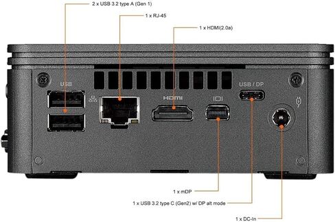 GIGABYTE BRIX GB-BRR7H-4800-BWUS Ultra Compact PC Kit Barbone in Kuwait