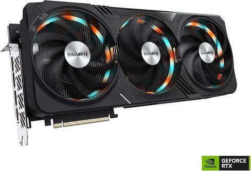 جيجابايت بطاقة رسومات جيفورس RTX 4090 للالعاب او سي 24G، 3 مراوح ويندفورس، 24GB 384 بت GDDR6X، بطاقة فيديو GV-N4090GAMING OC-24GD in Saudi Arabia