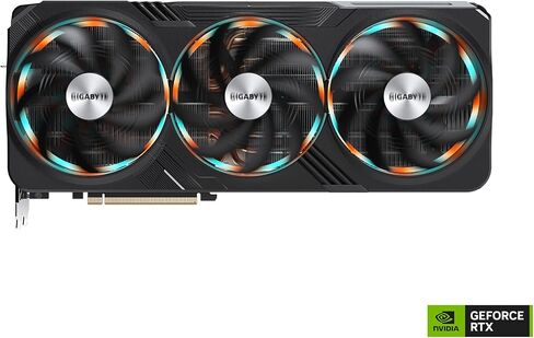 جيجابايت بطاقة رسومات جيفورس RTX 4090 للالعاب او سي 24G، 3 مراوح ويندفورس، 24GB 384 بت GDDR6X، بطاقة فيديو GV-N4090GAMING OC-24GD in Saudi Arabia