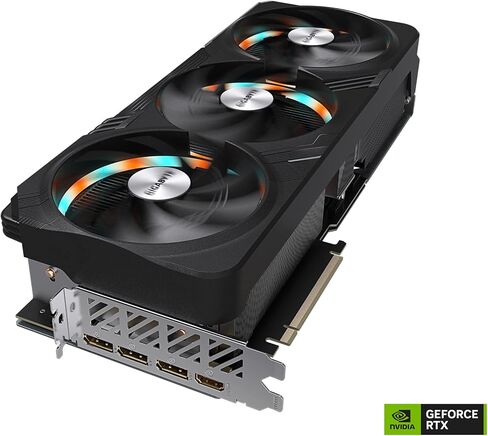 جيجابايت بطاقة رسومات جيفورس RTX 4090 للالعاب او سي 24G، 3 مراوح ويندفورس، 24GB 384 بت GDDR6X، بطاقة فيديو GV-N4090GAMING OC-24GD in Saudi Arabia