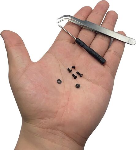 ECKJ 600pcs M2 مسامير استبدال الكمبيوتر المحمول، فيليبس شقة رئيس غاطسة آلة مسامير المسمار المكسرات غسالات مجموعة متنوعة، M2 × 4 مم / 5 مم / 6 مم / 8 مم للكمبيوتر الشخصي، إصلاح SSD، محرك NVMe أسود in Kuwait